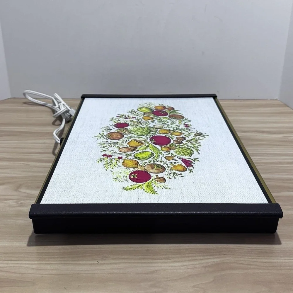 Vintage Warm O Tray Electric Food Warming Model #60 Spice of Life Pattern WORKS